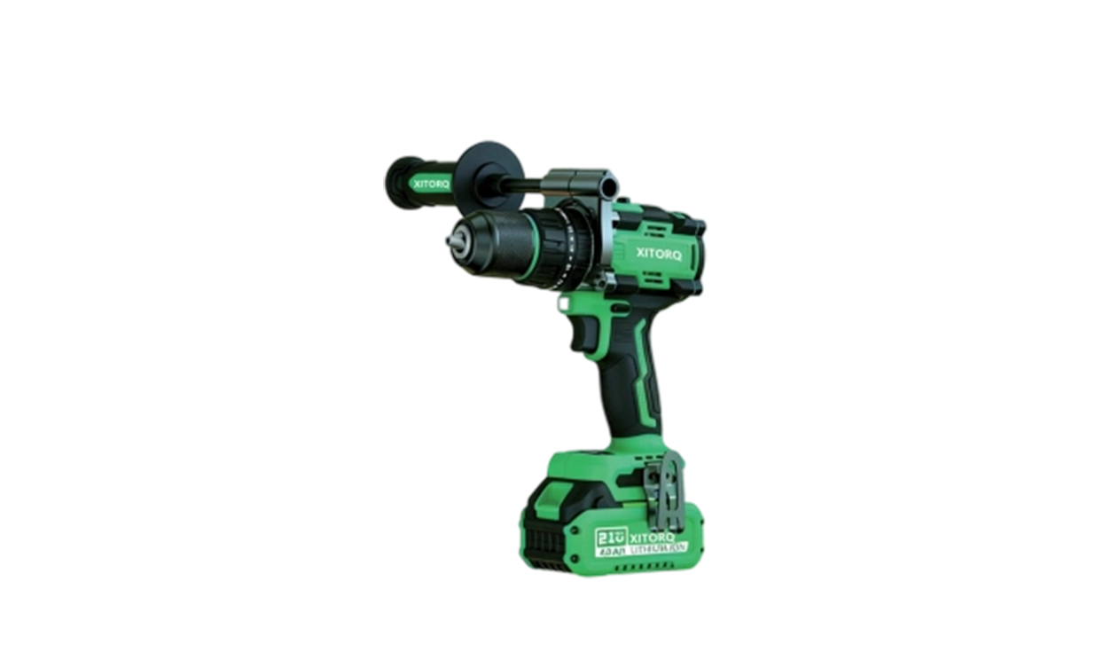 Taladro percutor sin escobillas de iones de litio de 21 V XJ.617 (para trabajo pesado) — par de torsión de 170 N·m, 3 velocidades