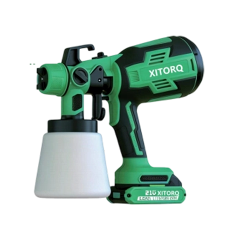 Pistola pulverizadora inalámbrica de iones de litio de 21 V (modelo de avión pequeño): atomización a alta presión, no se necesita compresor Pistola pulverizadora inalámbrica de iones de litio de 21 V (modelo de avión pequeño): atomización a alta presión, no se necesita compresor
